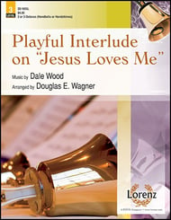 Playful Interlude on Jesus Loves Me Handbell sheet music cover Thumbnail